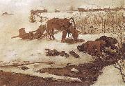 Valentin Serov Rinsing Clothes,Study china oil painting reproduction